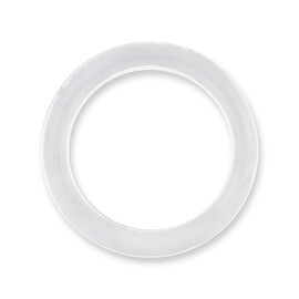 Кольцо для бюстгалтера пластик d 12 мм цв.прозрачный